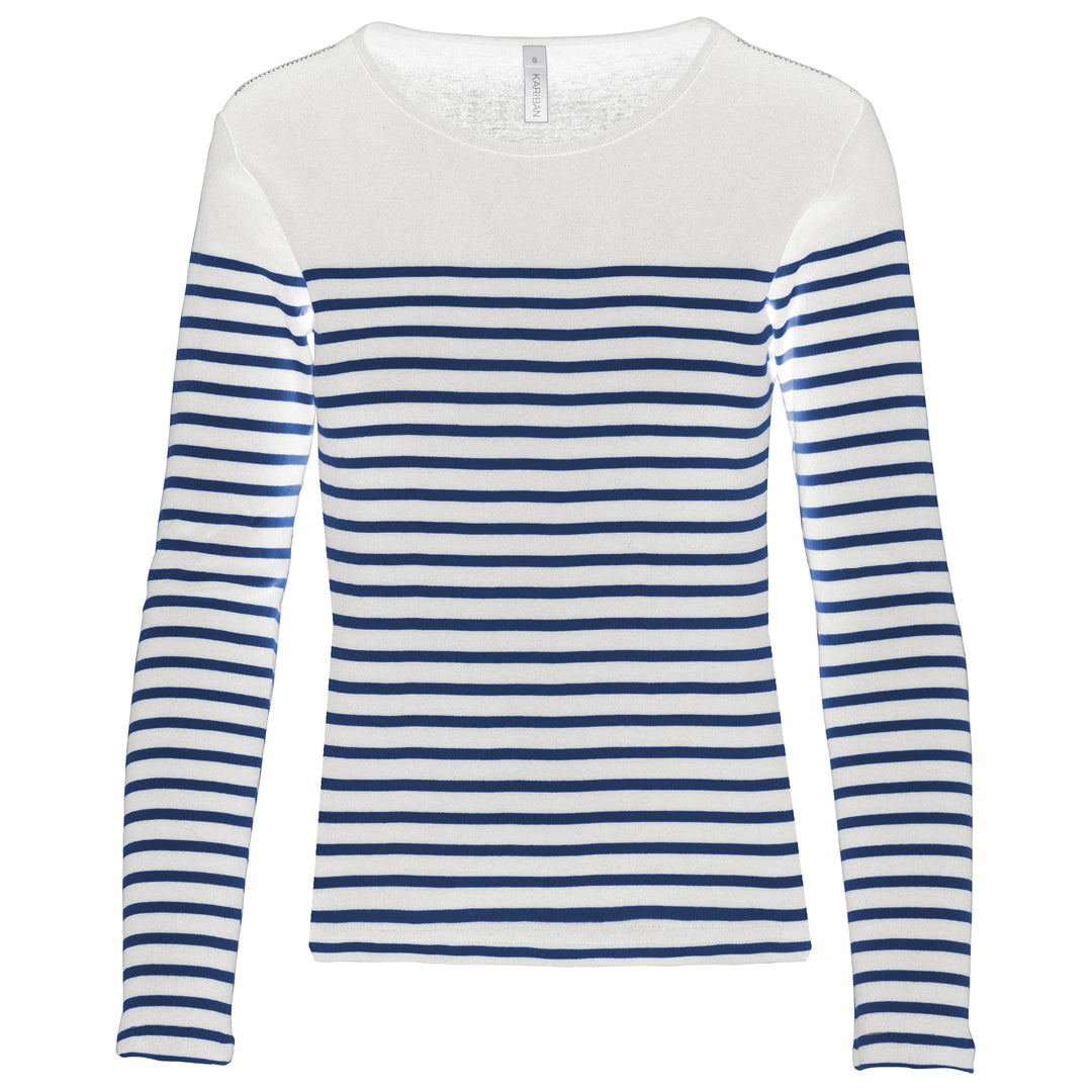 Breton striped ladies' long-sleeved t-shirt