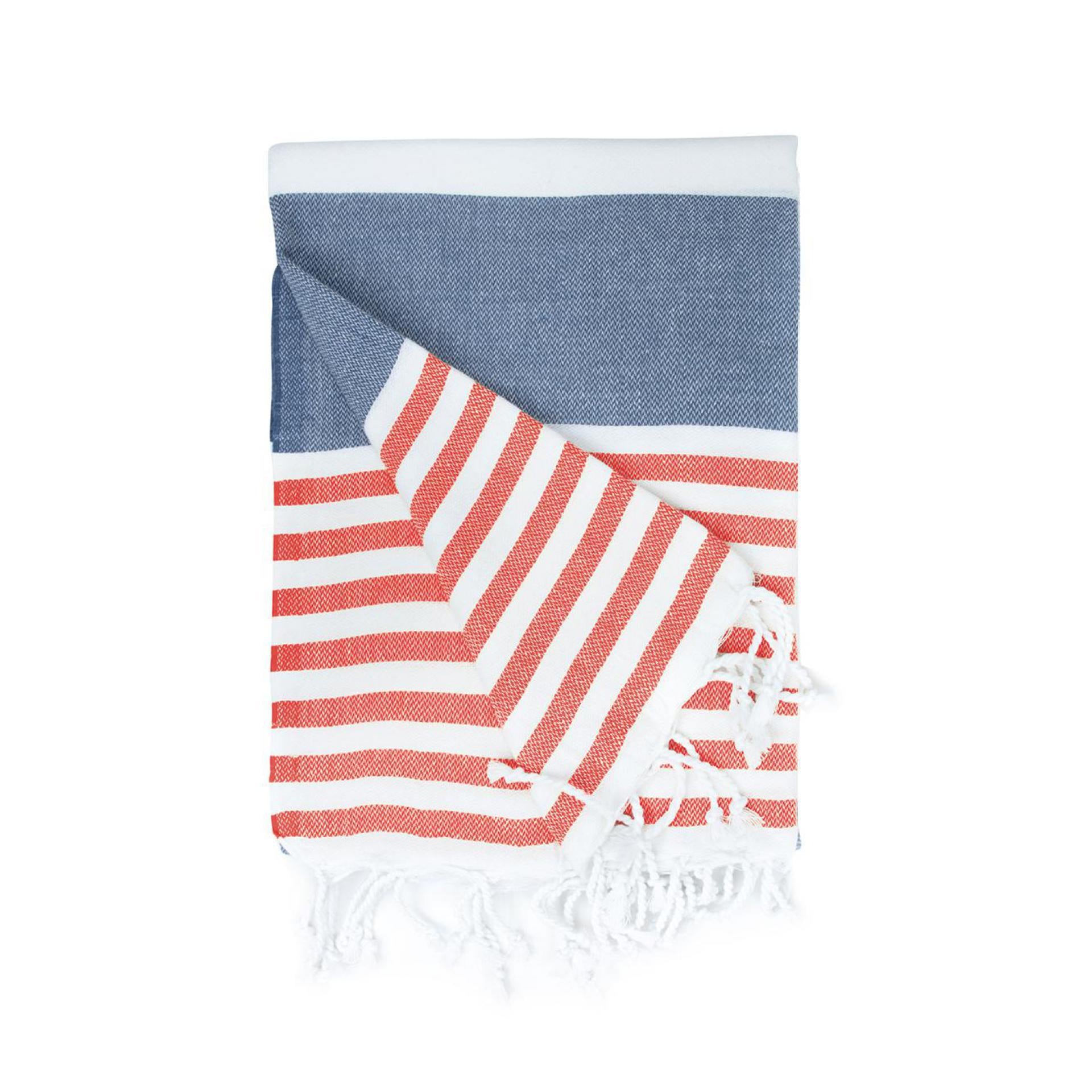 Nautical hamam towel
